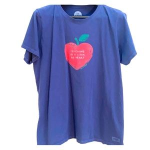 Life is Good Teacher Tee